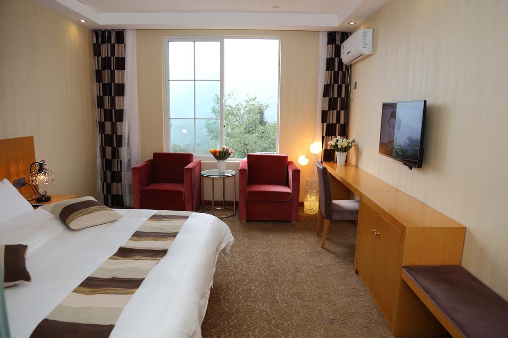 Panshan Tingquan Tuwo Holiday Resort Lösan Szoba fotó