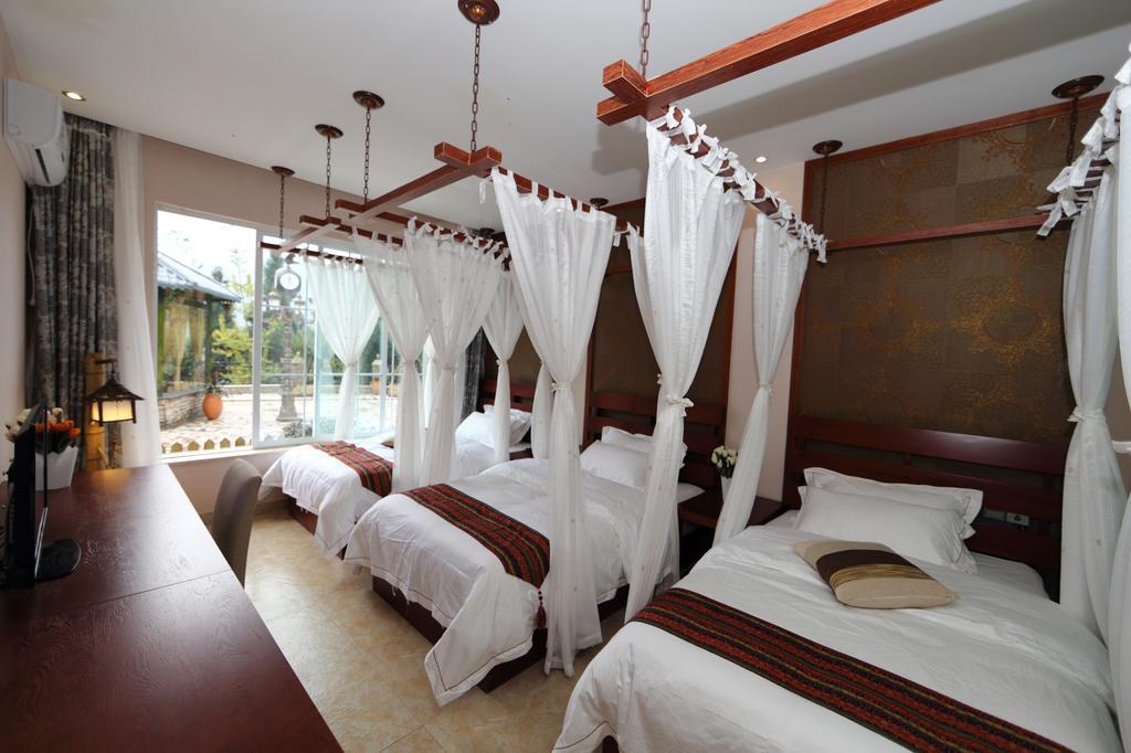 Panshan Tingquan Tuwo Holiday Resort Lösan Szoba fotó